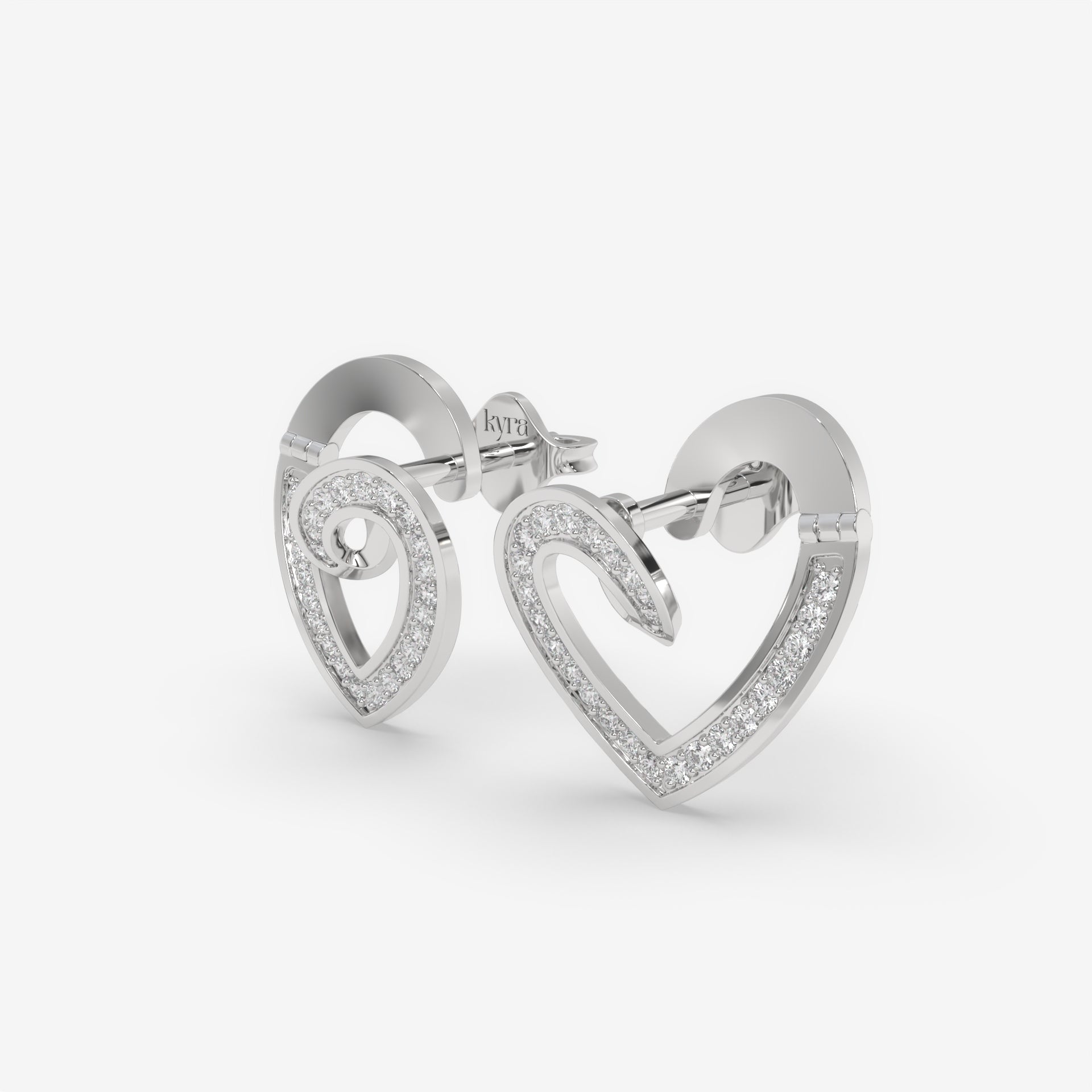 The Heartbeat Stud Earrings