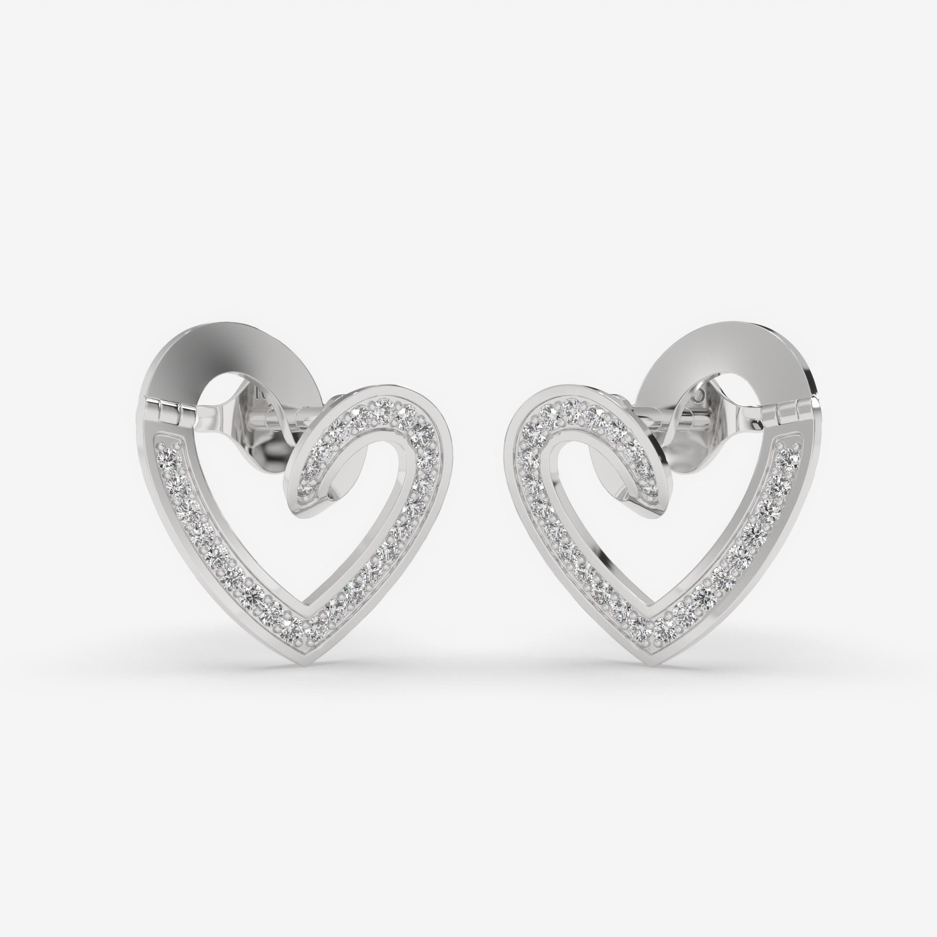 The Heartbeat Stud Earrings