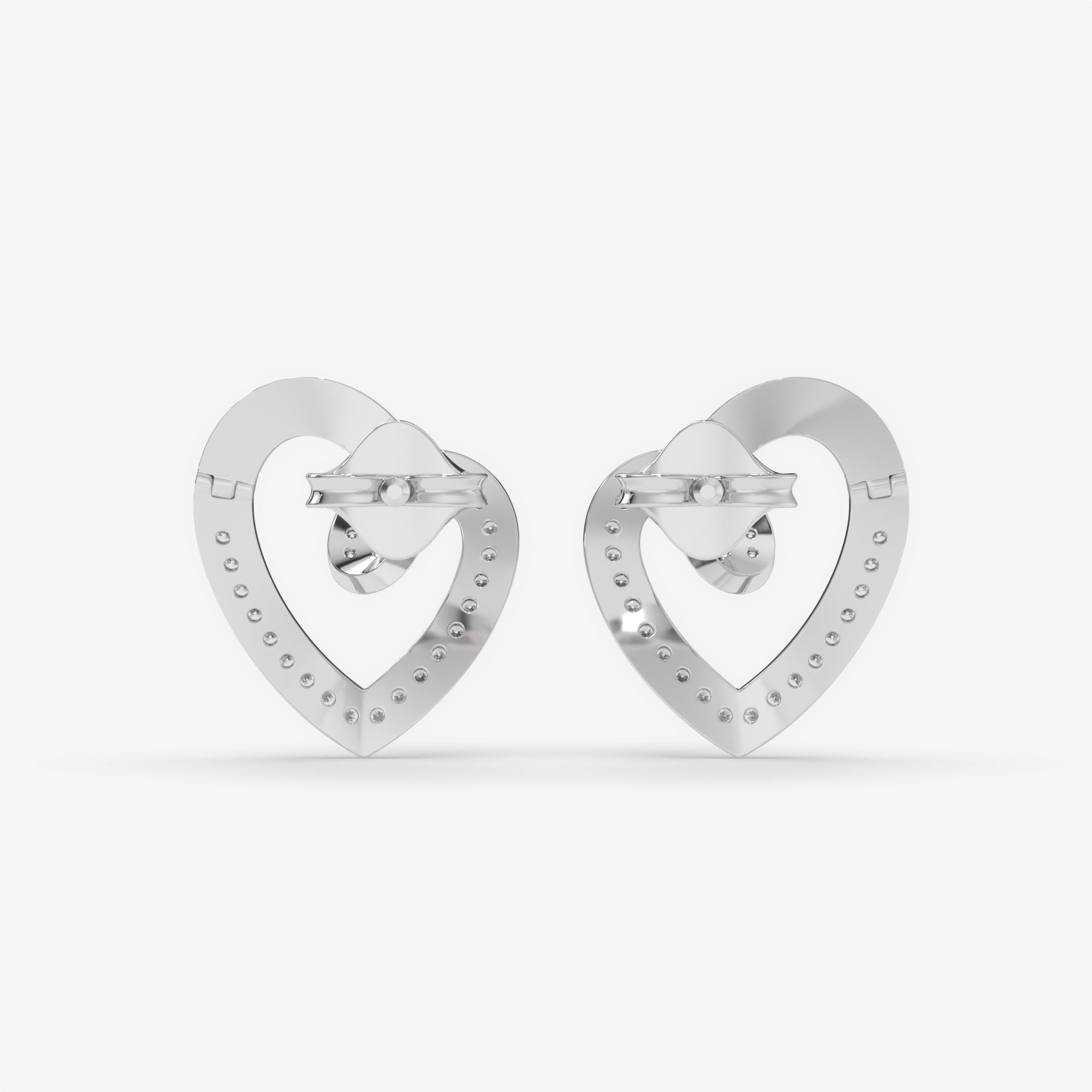The Heartbeat Stud Earrings