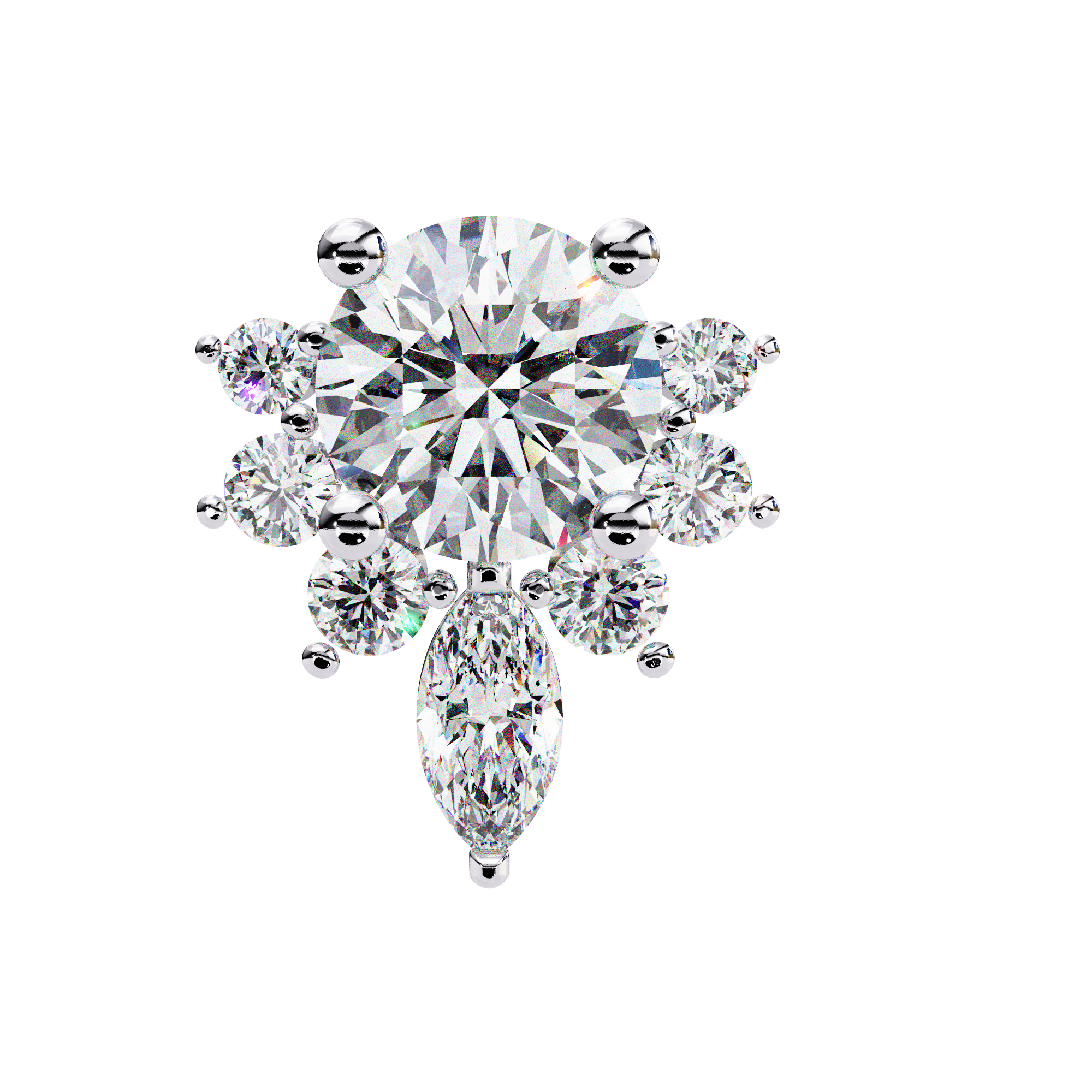 Erin Solitaire Earring