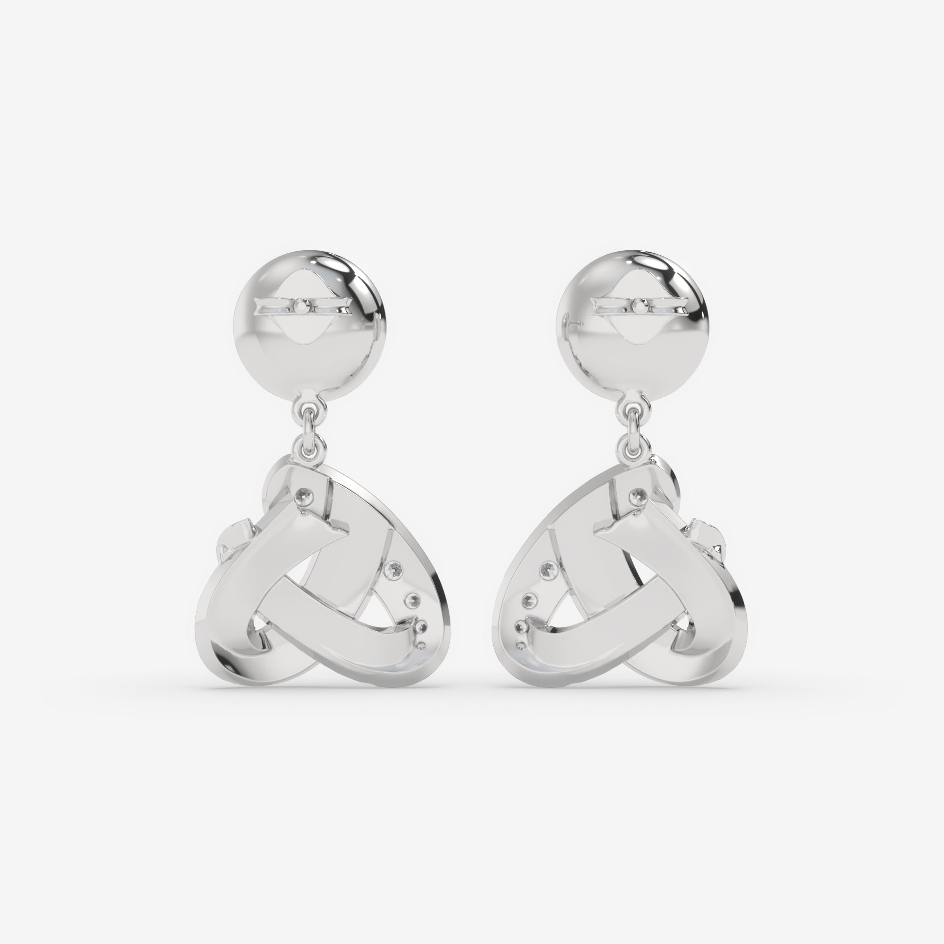 The Light & Knot Drop Earrings