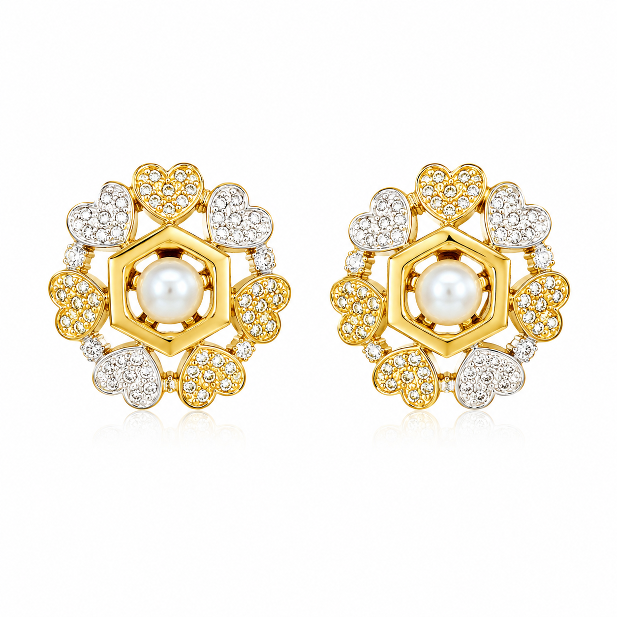 Pearl Petal Studs