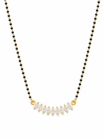 Marquise Diamond Mangalsutra
