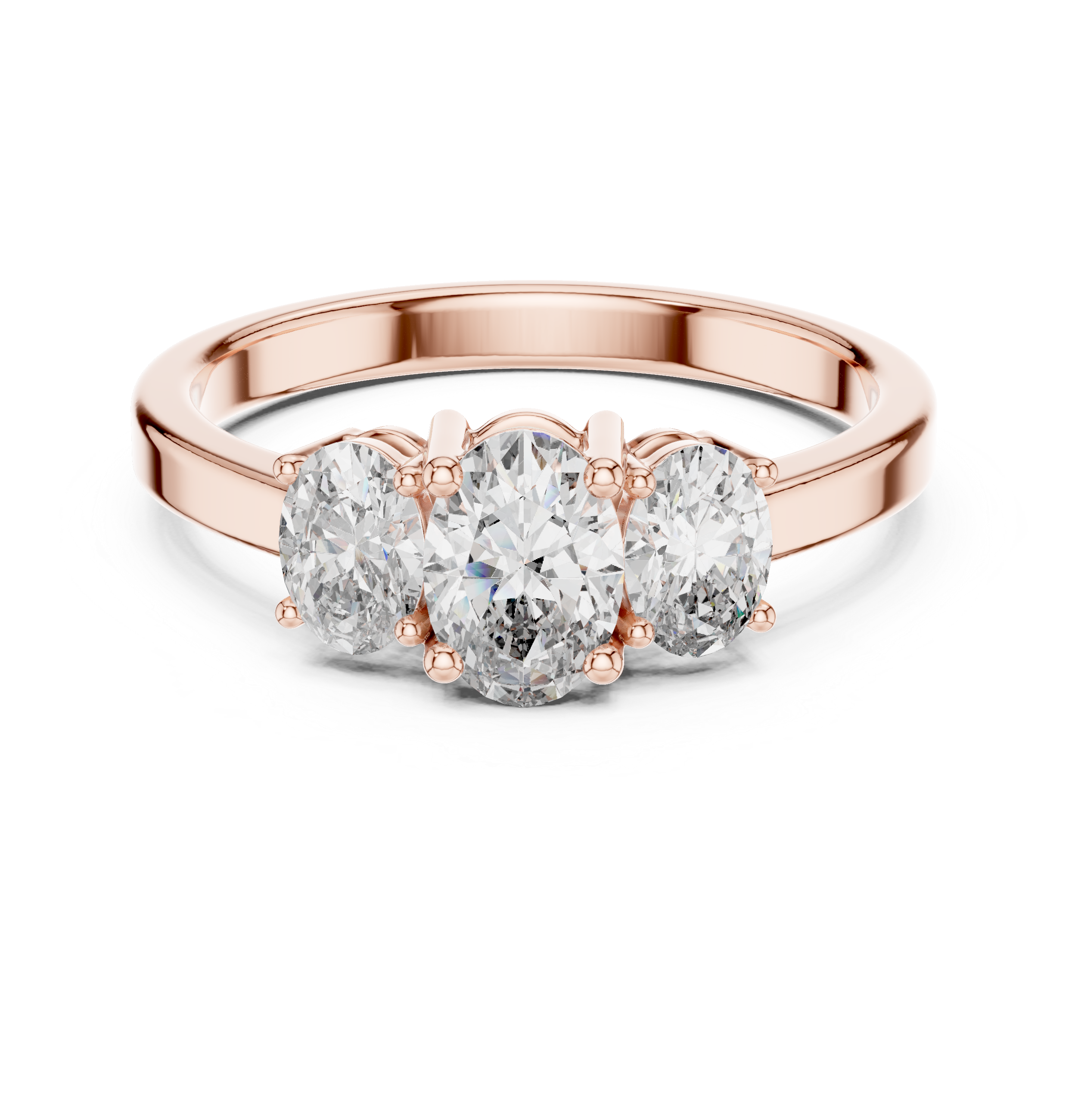 Samantha Three Stone Ring