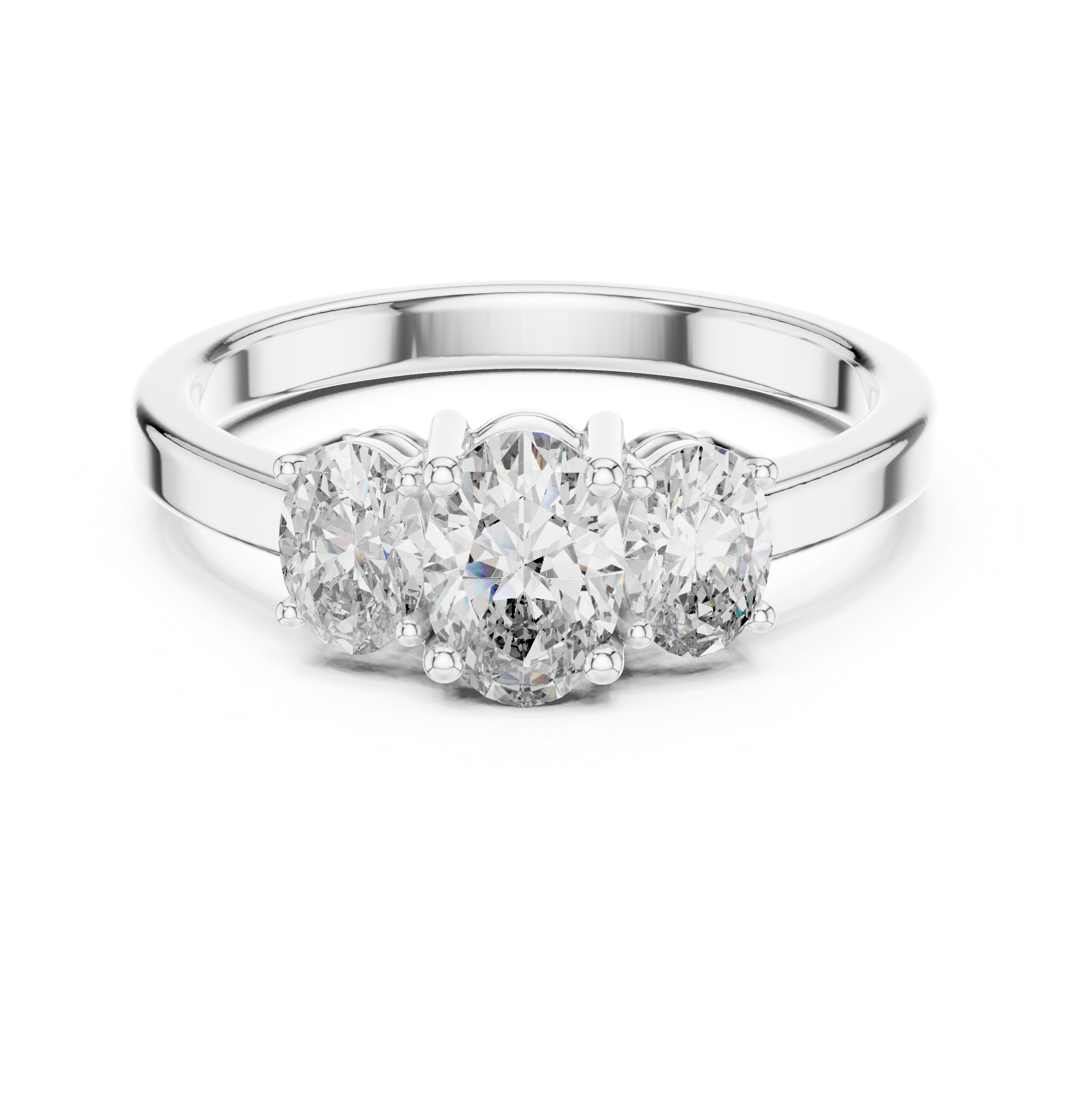 Samantha Three Stone Ring
