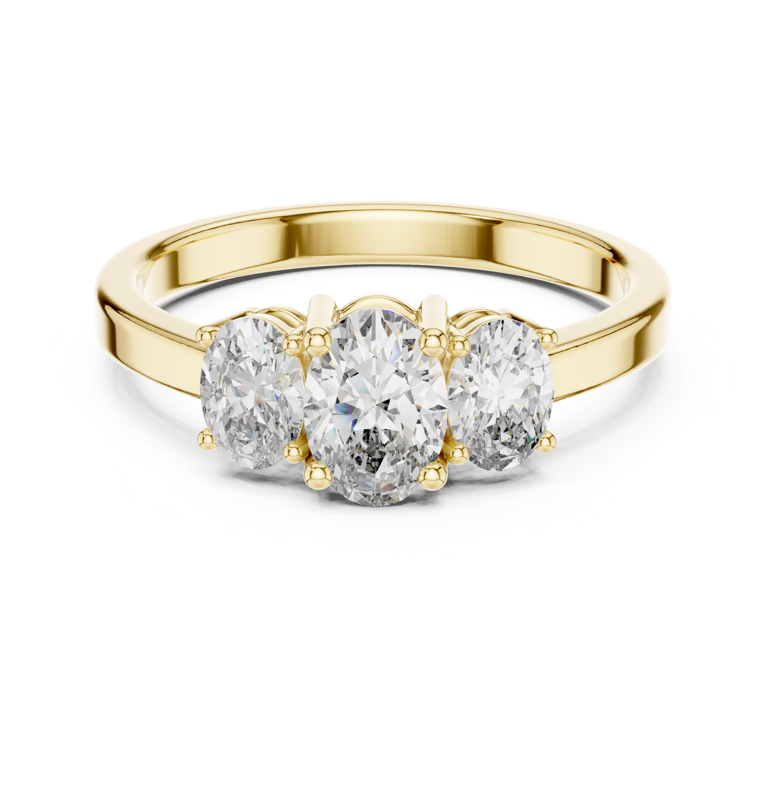 Samantha Three Stone Ring