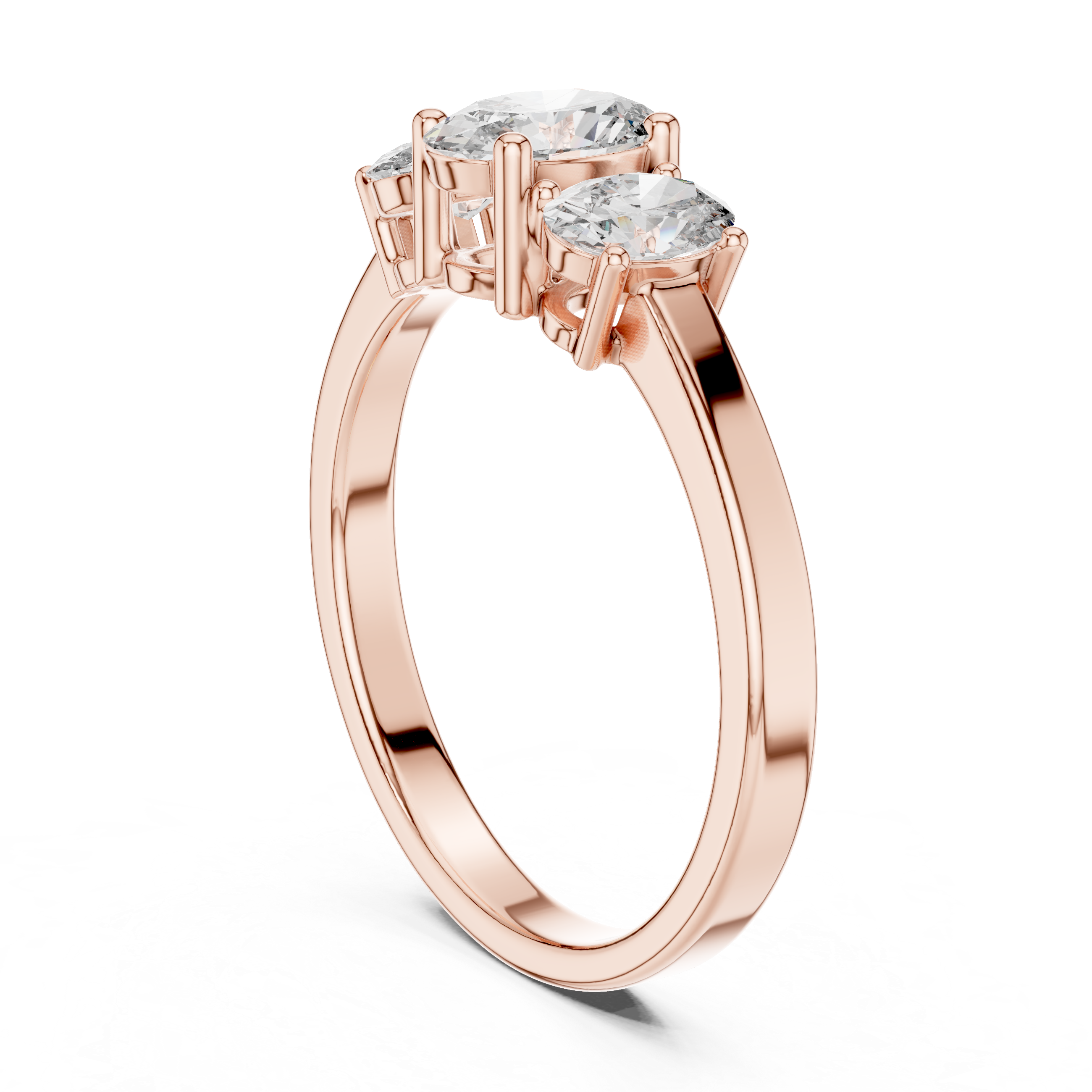 Samantha Three Stone Ring