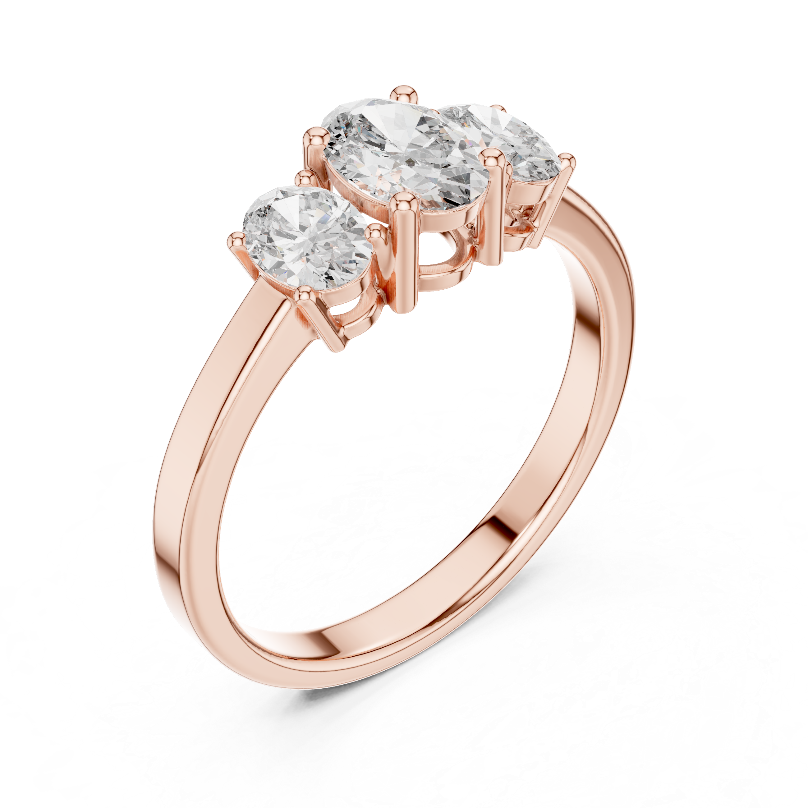 Samantha Three Stone Ring