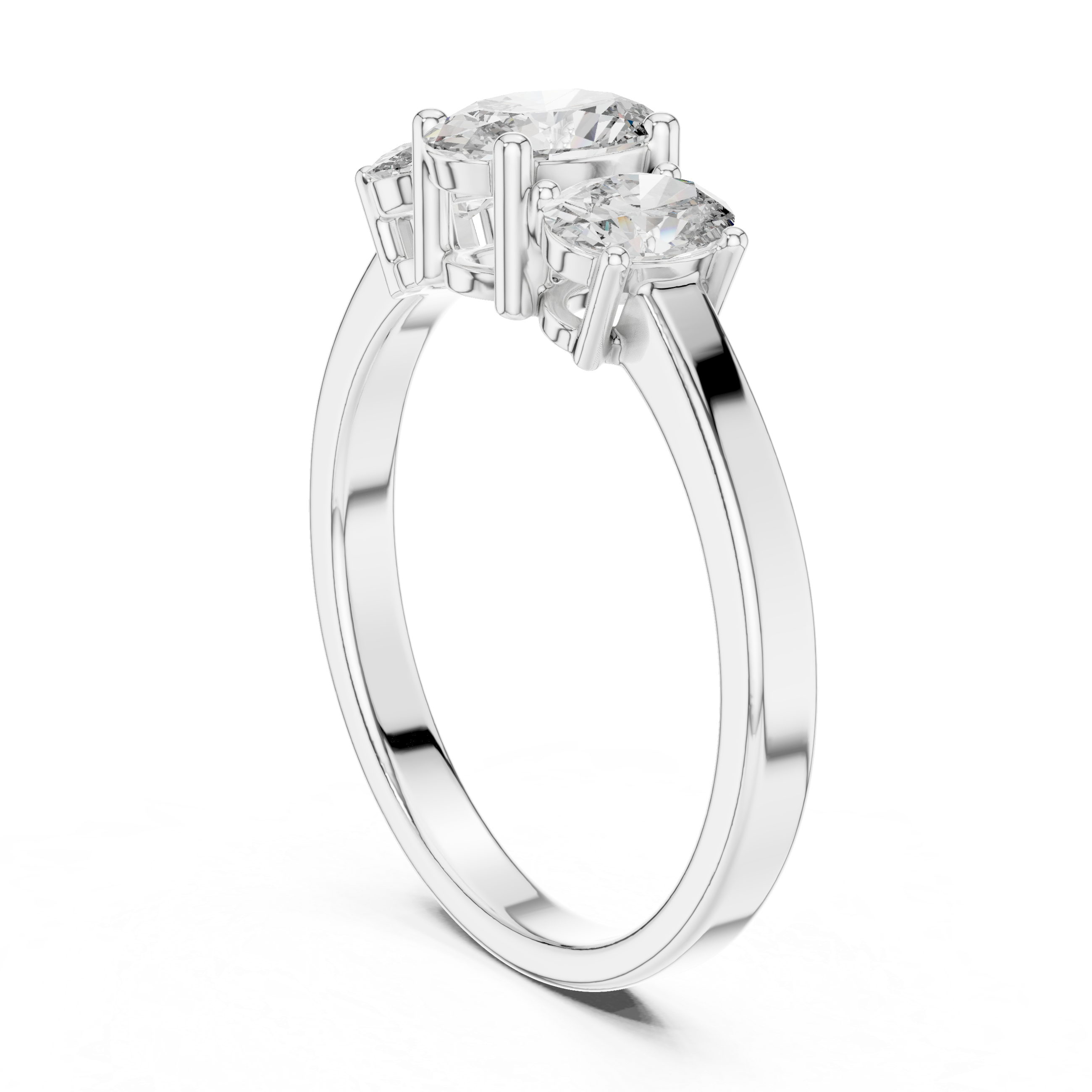 Samantha Three Stone Ring
