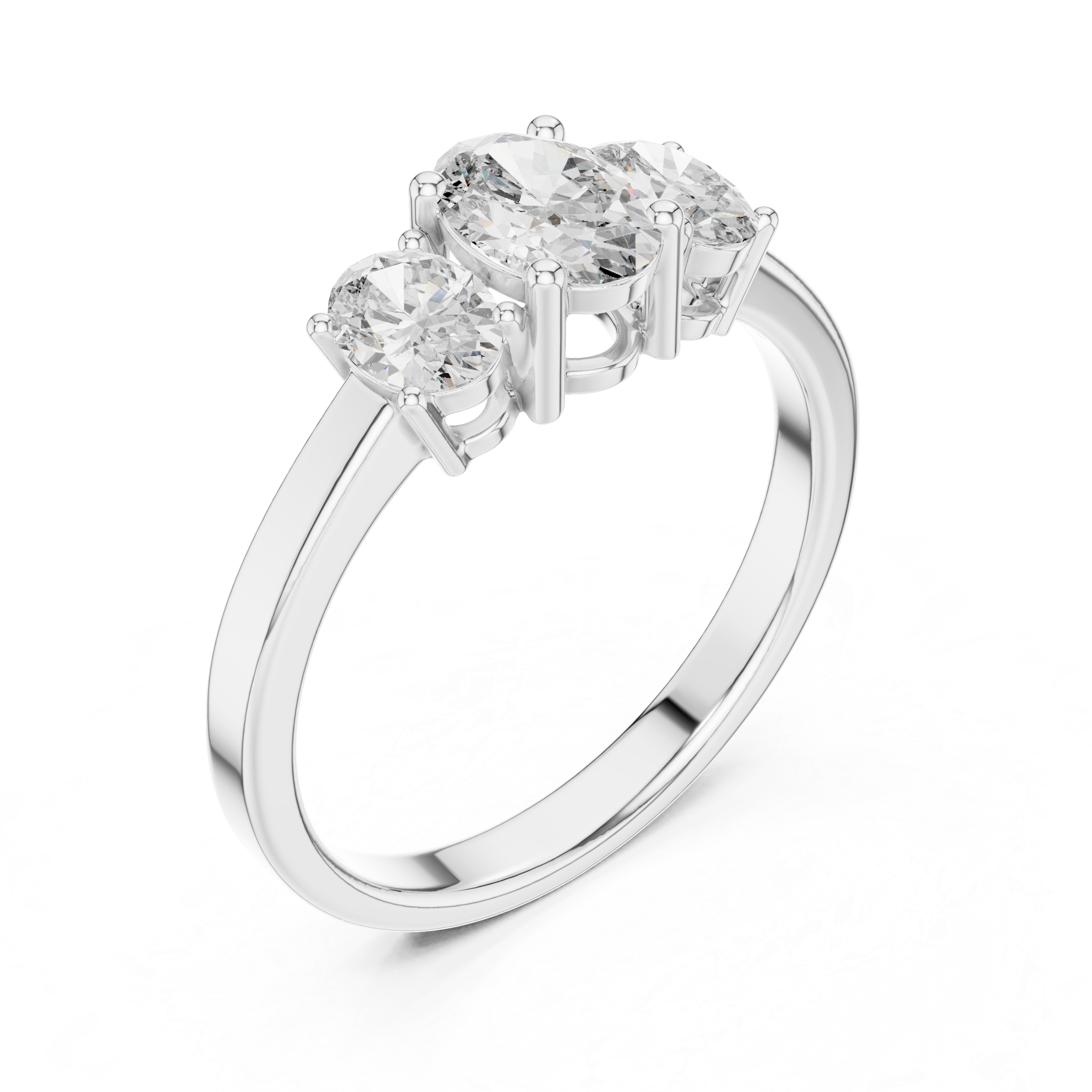 Samantha Three Stone Ring