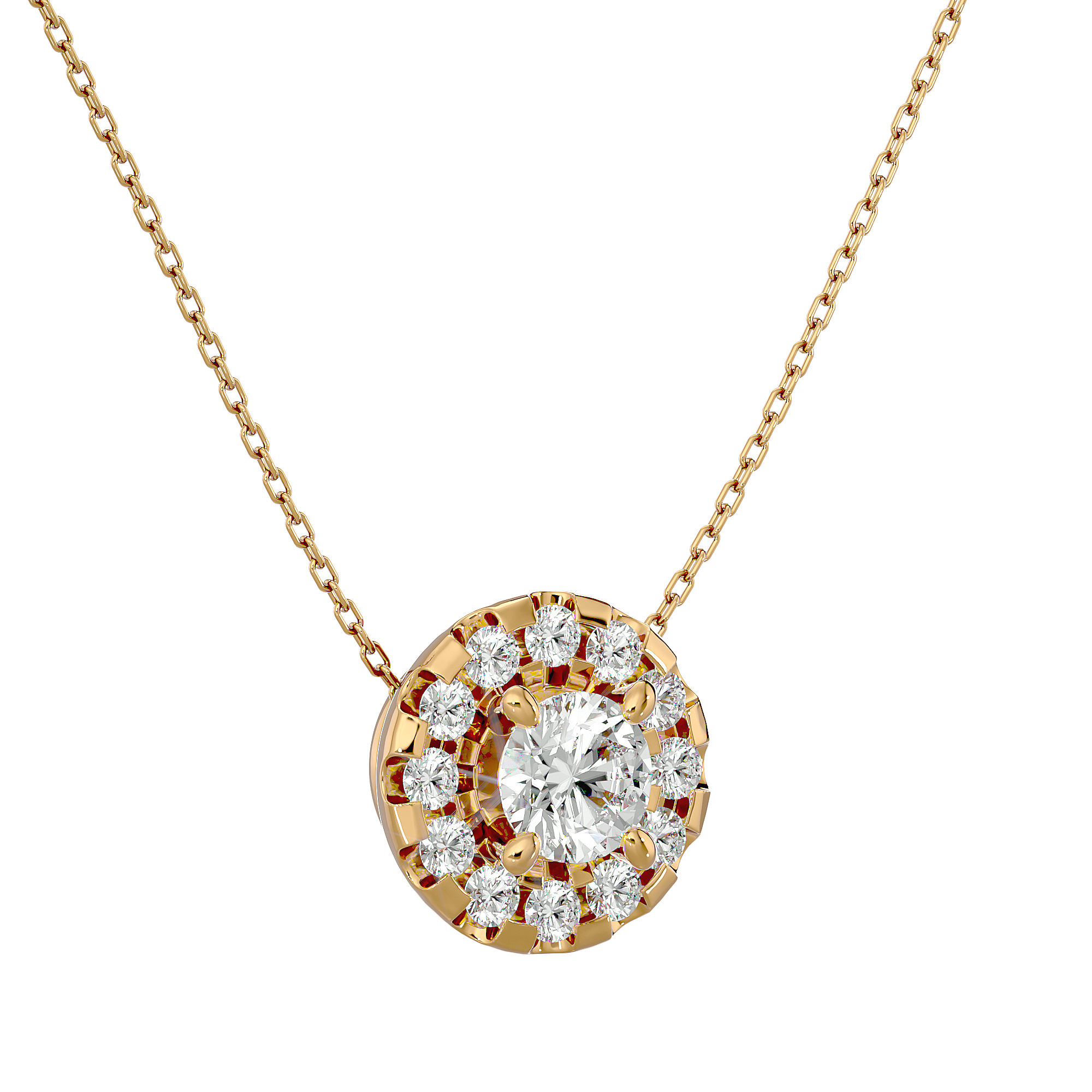 Jacqueline Solitaire Pendant